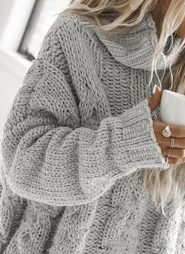 Stilla | Oversized Sweater med høj halsudskæring Online