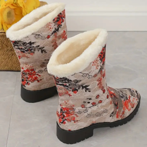 Stilla | Afslappede Sneboots med Blomster til Kvinder Online