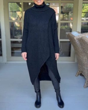 Stilla | Komfortabel Stående Krave Sweater Til Efterår