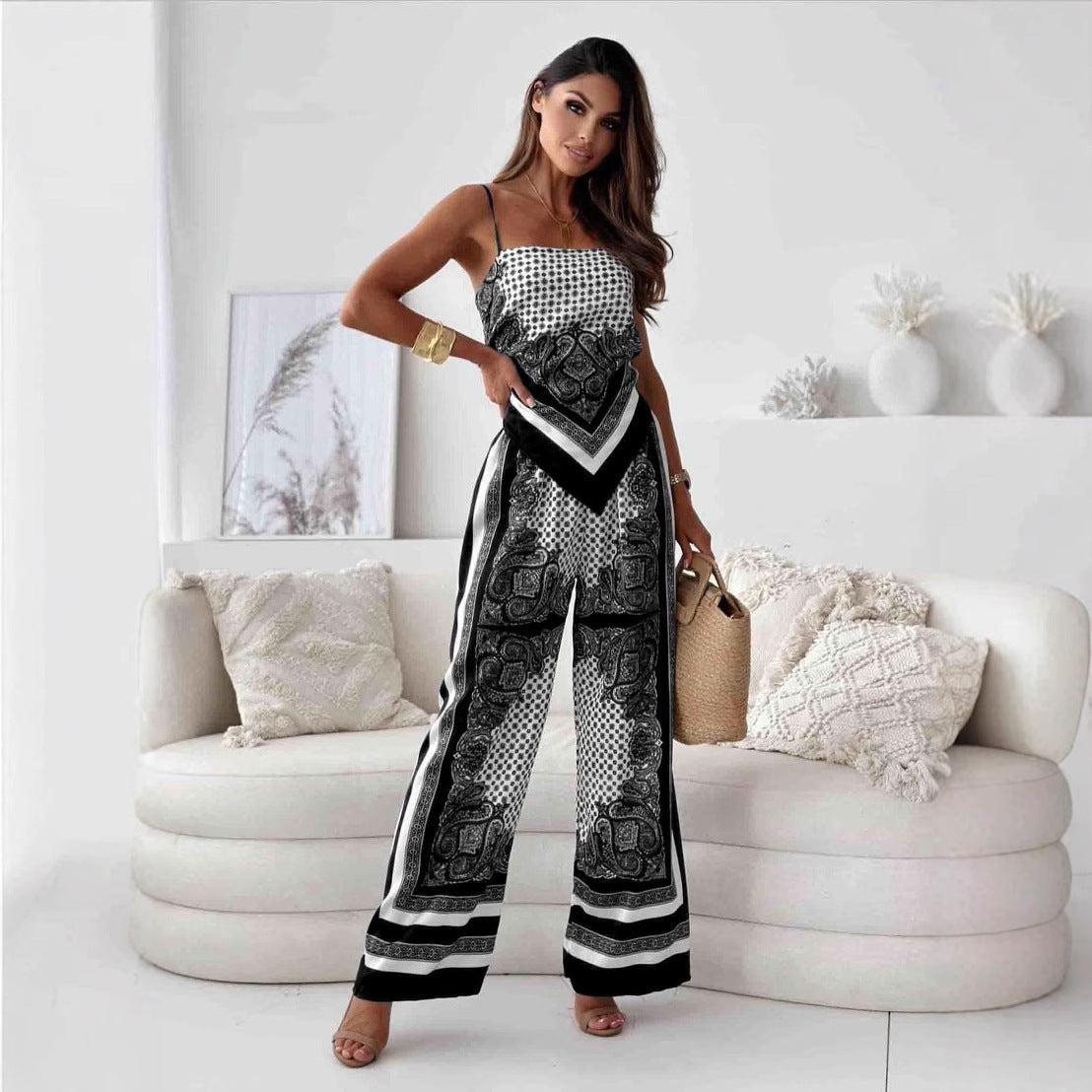 Stilla | Camisole-Sæt Amazon Print Camisole Bukse Sæt