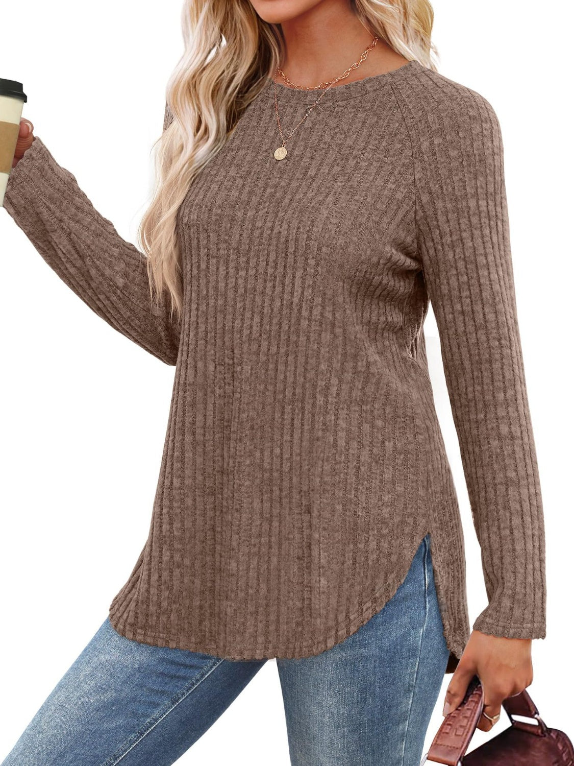 Stilla | Runde hals Raglan Ærme T-shirt