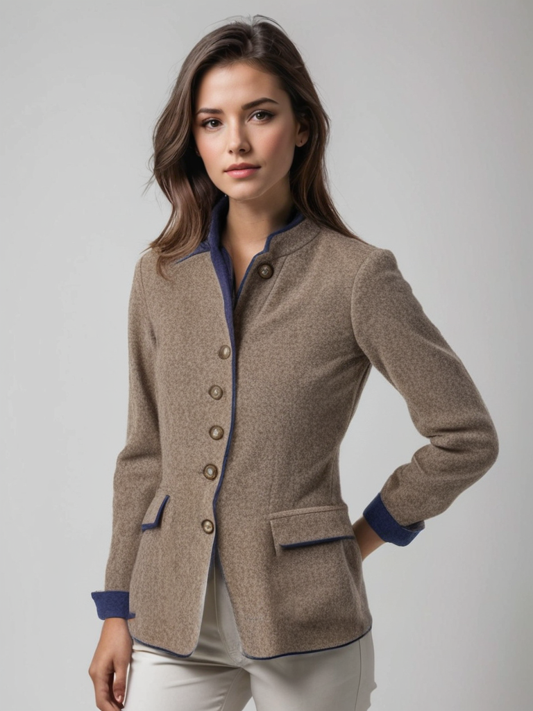 Stilla | Elegant Dames Blazer Med Tiltrækkende for