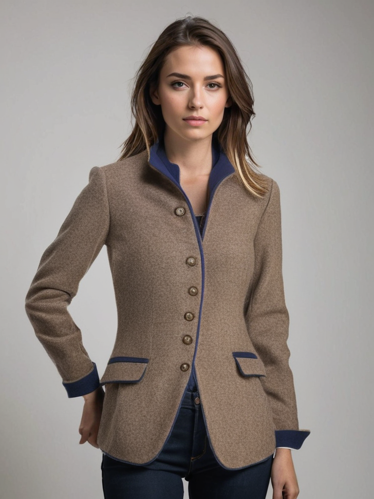 Stilla | Elegant Dames Blazer Med Tiltrækkende for