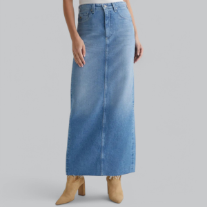 Stilla | Lang Jeans Nederdel Til Damer Online nu