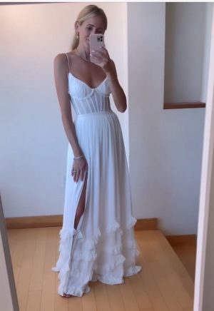 Stilla | Bandeau Ensfarvet Strand Ferie Maxi Kjole