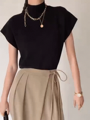 Stilla | Solid Pullover Sweater Vest Levere