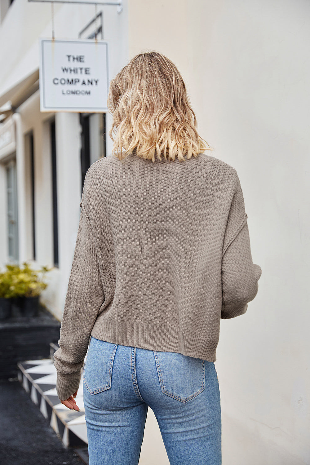 Stilla | Ned Exposed Seam Cardigan Online Hot Salg