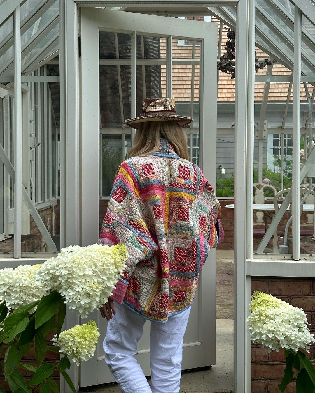 Stilla | Printet Patchwork-Jakke Rabat