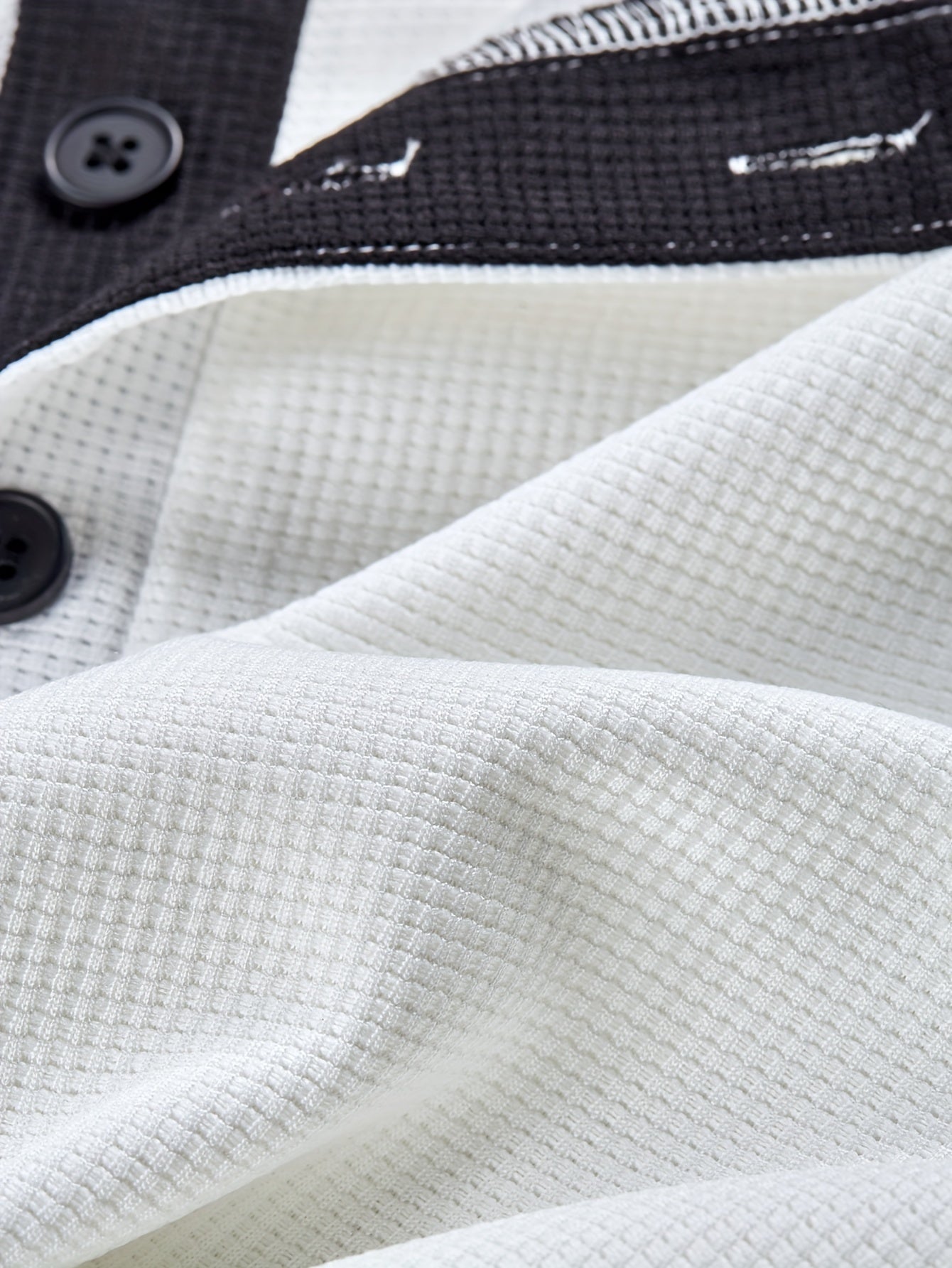 Stilla | Waffle Knit Henley Shirt