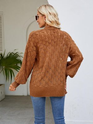 Stilla | Åben Front Lanterneærmer Cardigan