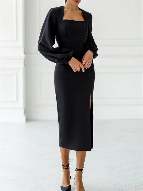 Stilla | Elegant, Indpakket Blyantskjole Mode