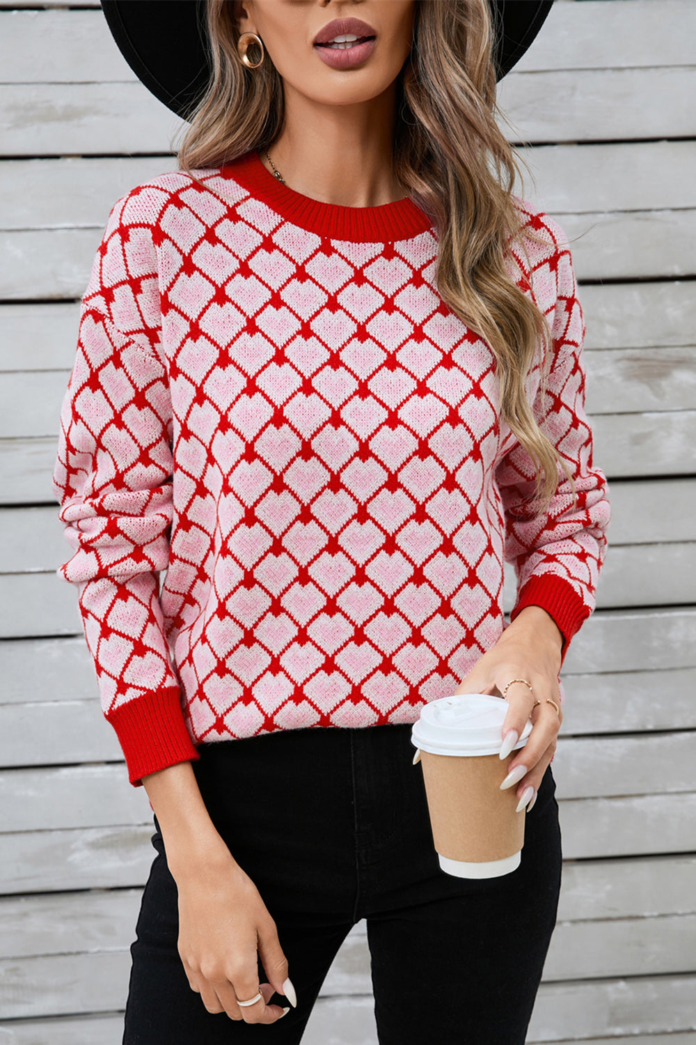 Stilla | Rundhals Sweatshirt med faldende skuldre