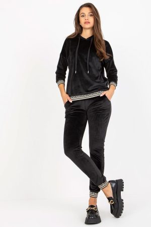 Stilla | Print Cuff Velour Loungewear Sæt Relevance