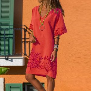 Stilla | Casual Bomulds Sommerkjole Mode