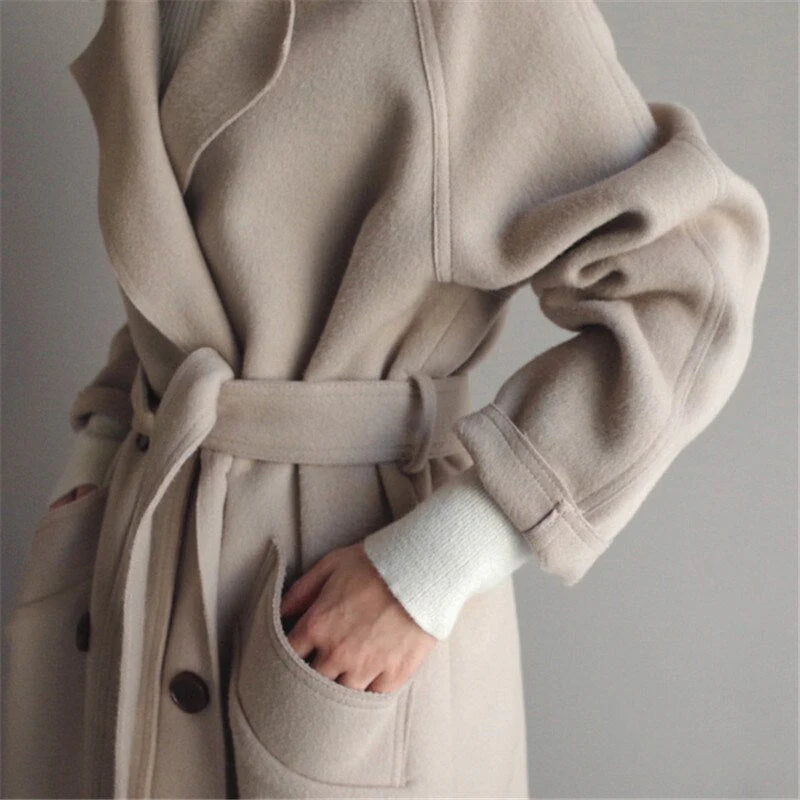 Stilla | Trench Khloe Med Uldfor