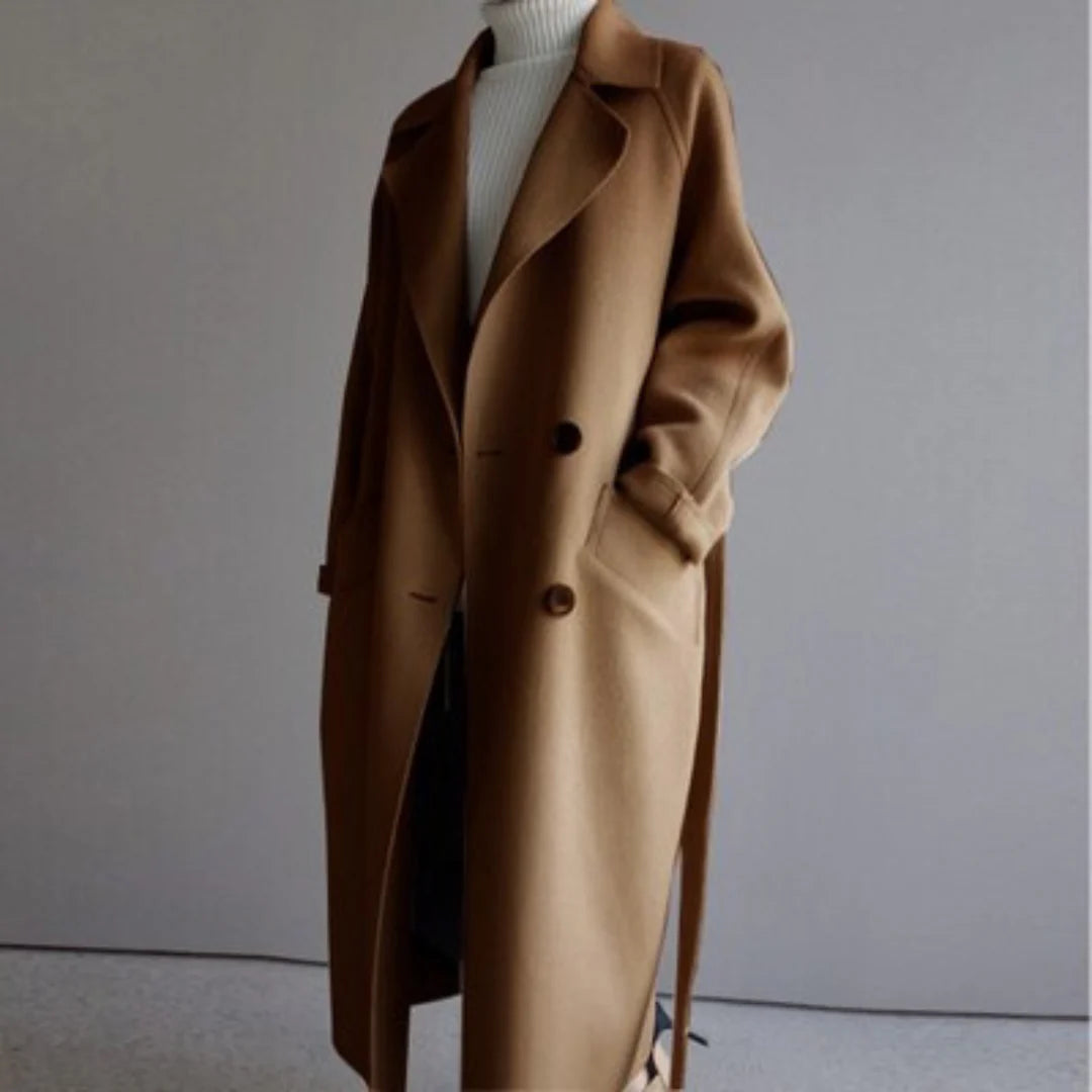 Stilla | Trench Khloe Med Uldfor