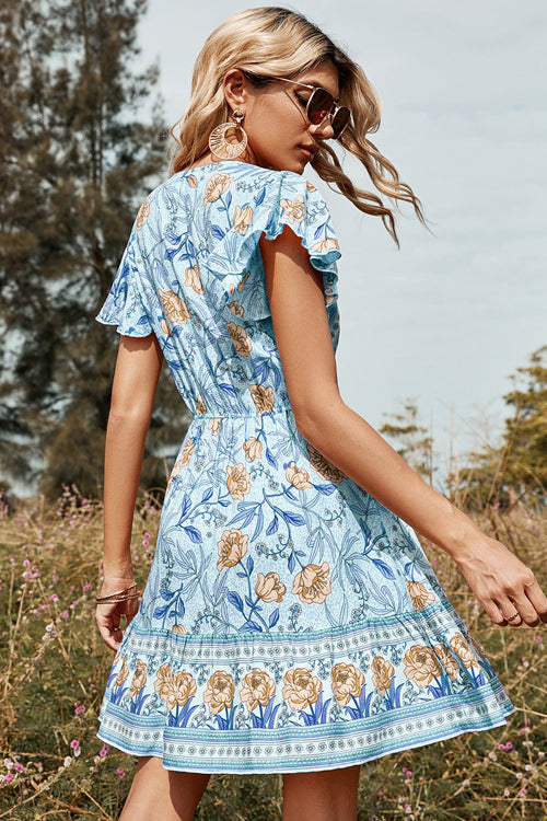 Stilla | Blooming Bouquet Blomsterprint Mini Kjole