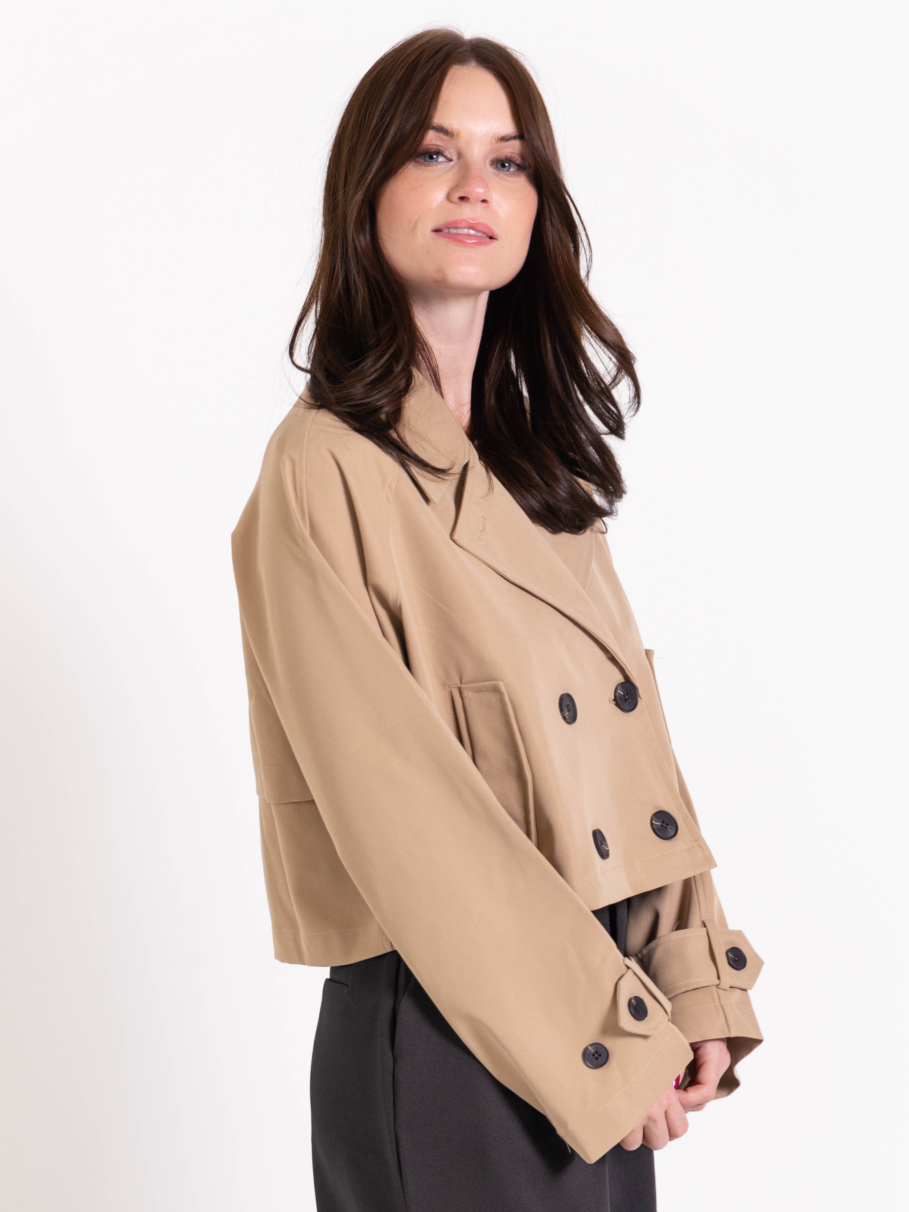 Stilla | Tidløs Beige Frakke