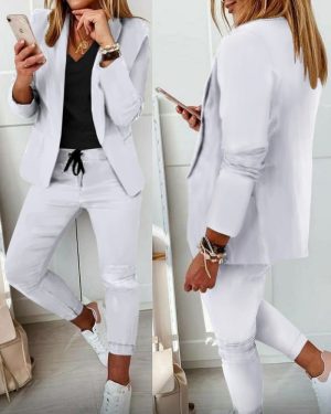 Stilla | Elegant To-delt Blazer Sæt