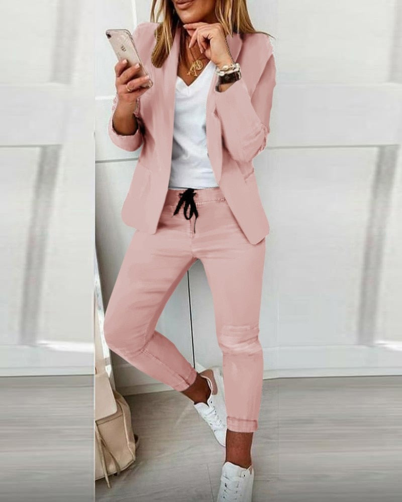 Stilla | Elegant To-delt Blazer Sæt