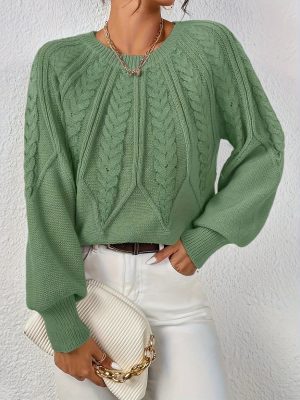 Stilla | Kabelstrikket Sweater Blød & Elegant Perfekt til Hverdagsbrug