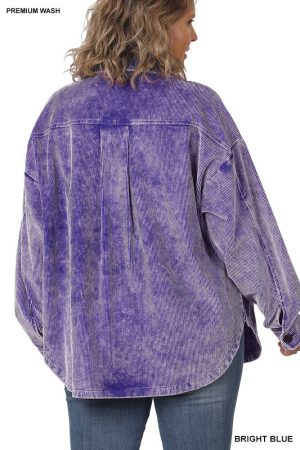 Stilla | Premium Vintage Oversized Corduroy Shacket