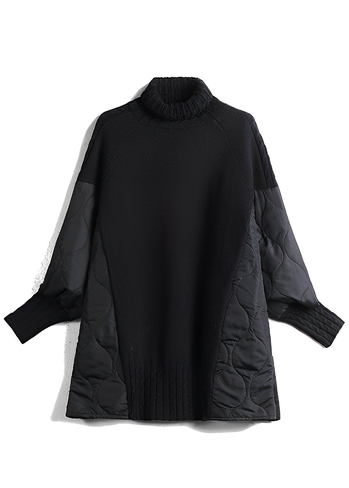 Stilla | Stor Pullover Med Brun Rullekrave