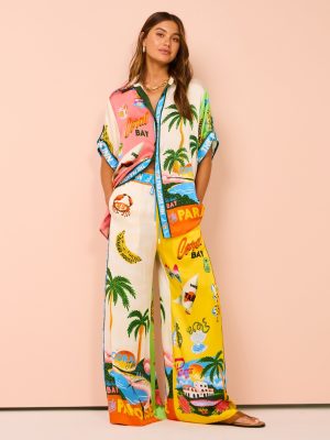 Stilla | Trendy Trykt To-delt Look