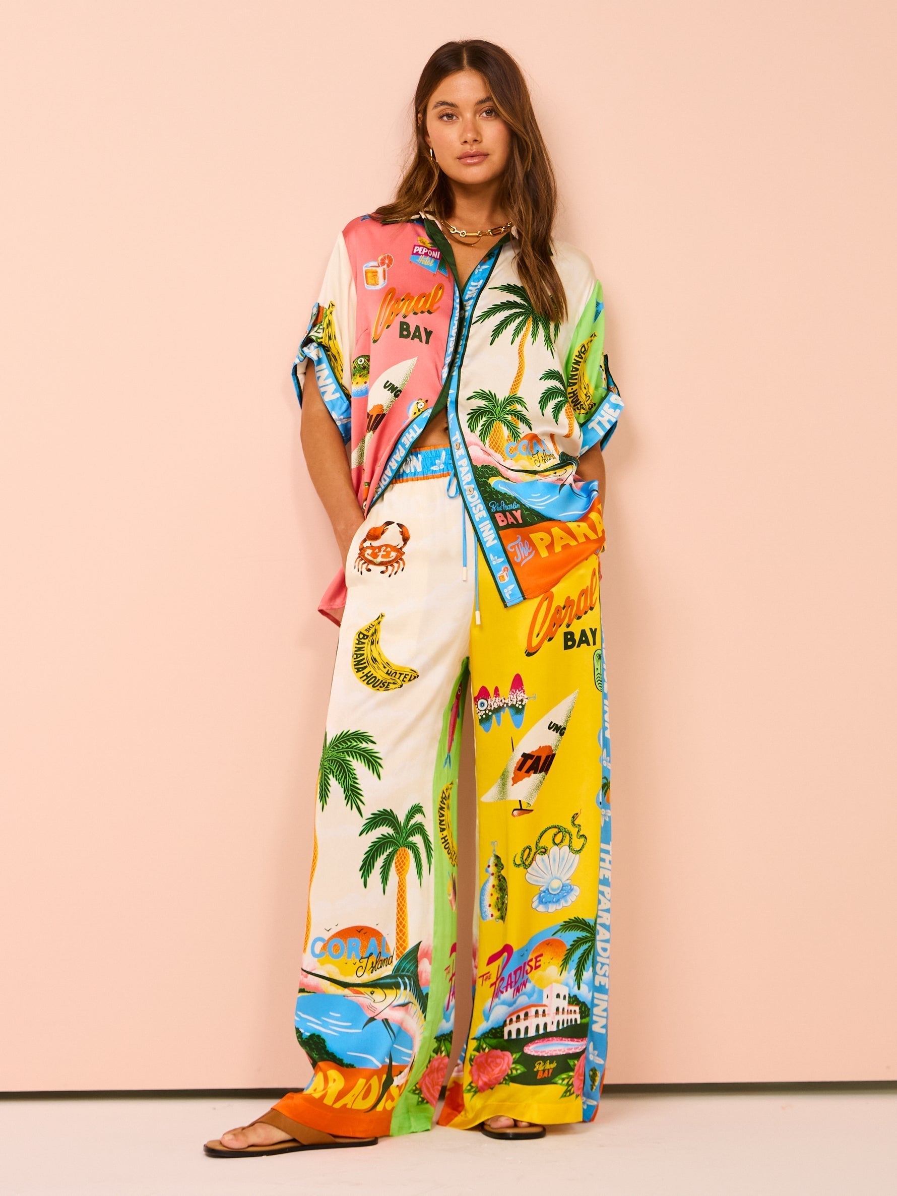 Stilla | Trendy Trykt To-delt Look